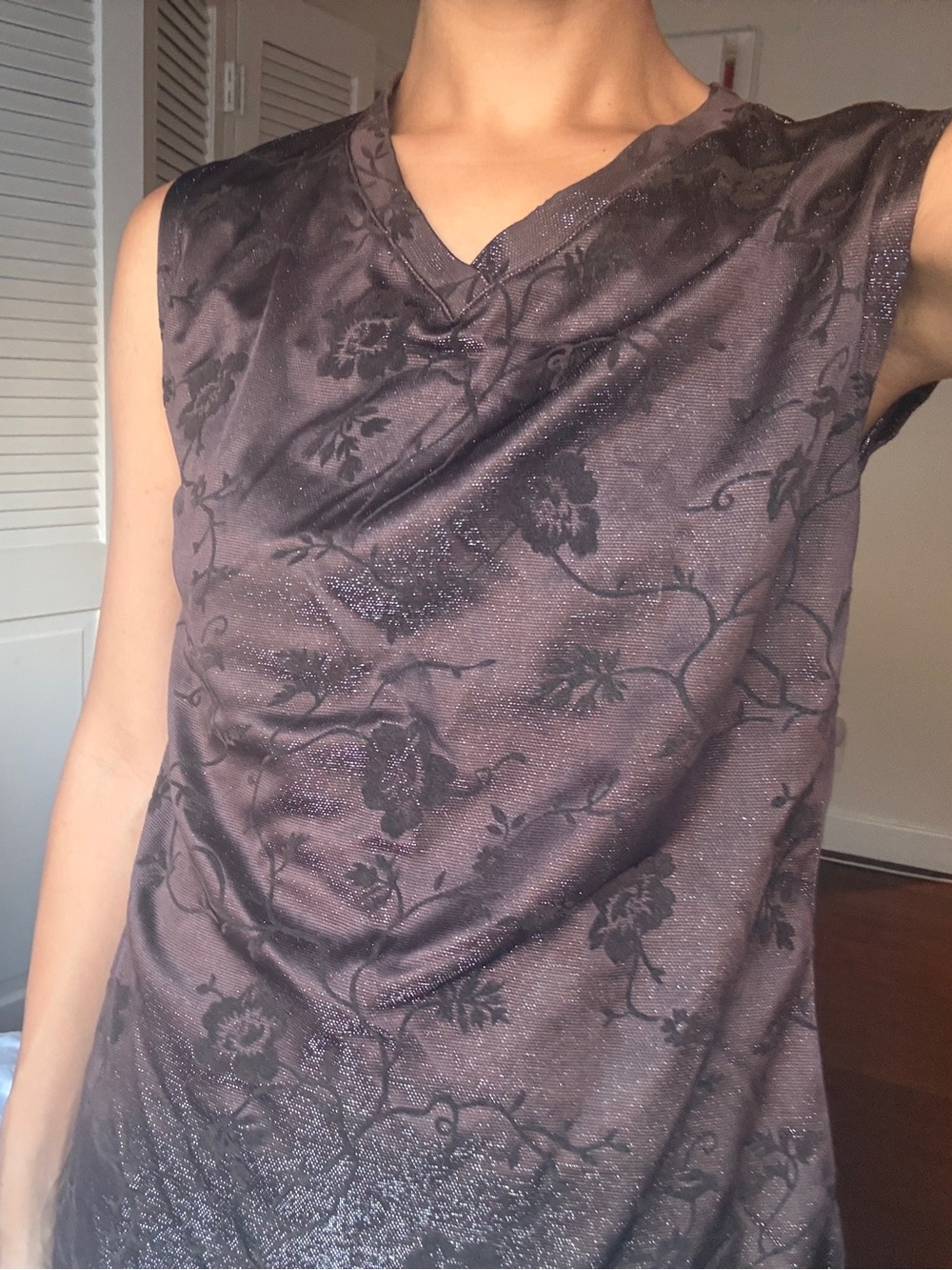 Vintage Brown Floral Spazio Shirt